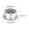 Unique Bargains Stainless Steel Flat Mouth Anti Blocking Outdoor Bathroom Drain Cover for - 2 of 4