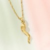 Ross-Simons 18kt Gold Over Sterling Italian Horn Pendant Necklace - 3 of 4