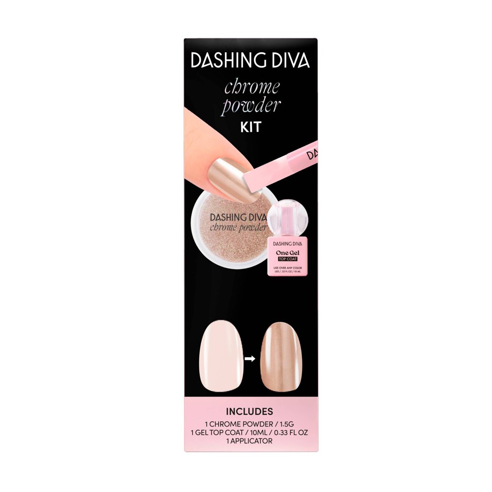 Dashing Diva Chrome Powder Kit - Bronze Chrome - 3ct -  92173402