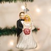 Old World Christmas Blown Glass Ornament for Christmas Tree, Bride and Groom - 2 of 4