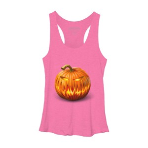Women's Design By Humans Jack O'Lantern By Ldarro Racerback Tank Top - 1 of 3