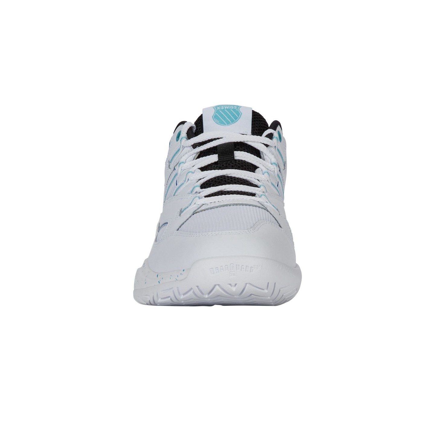 Мужские кроссовки K-Swiss Tura Team Pickleball Shoe (White/Brilliant Blue/Black), цвет: Белый — фото 3