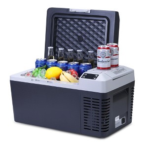 21QT 12V Car Refrigerator - Portable Fridge Cooler (-7.6℉~50℉) for Camping/RV/Truck, Low Power, Fast Cooling, Battery Protection, Dual-Use - 1 of 4