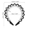 Unique Bargains Women's Rhombus Style Anti-Slip Toothed Hairband Black 1 Pc - 3 of 4