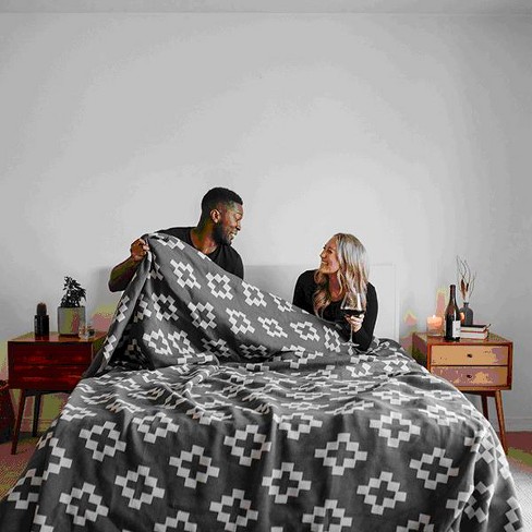 Premium Woven™ Blanket  Tight-Knit Textured Throw – Big Blanket Сo®