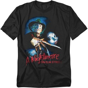 Men's A Nightmare On Elm Street Vintage Airbrush Poster T-Shirt - 1 of 4