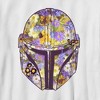 Boy's Star Wars: The Mandalorian Mando Floral Fill T-Shirt - 2 of 4