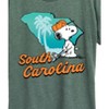 Women's - Peanuts - South Carolina Snoopy Short Sleeve Graphic T-Shirt - 2 of 4