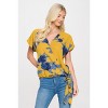 WEST K Women's Dallas Side-Tie Dolman Sleeve Top - 2 of 4