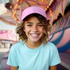 Dalix Youth Adjustable Cotton Baseball Cap Lightweight Curved Bill Kids Hat - 4 of 4