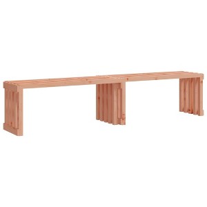 vidaXL Patio Bench Extendable 83.7"x15.9"x17.7" Solid Wood Douglas - 1 of 4