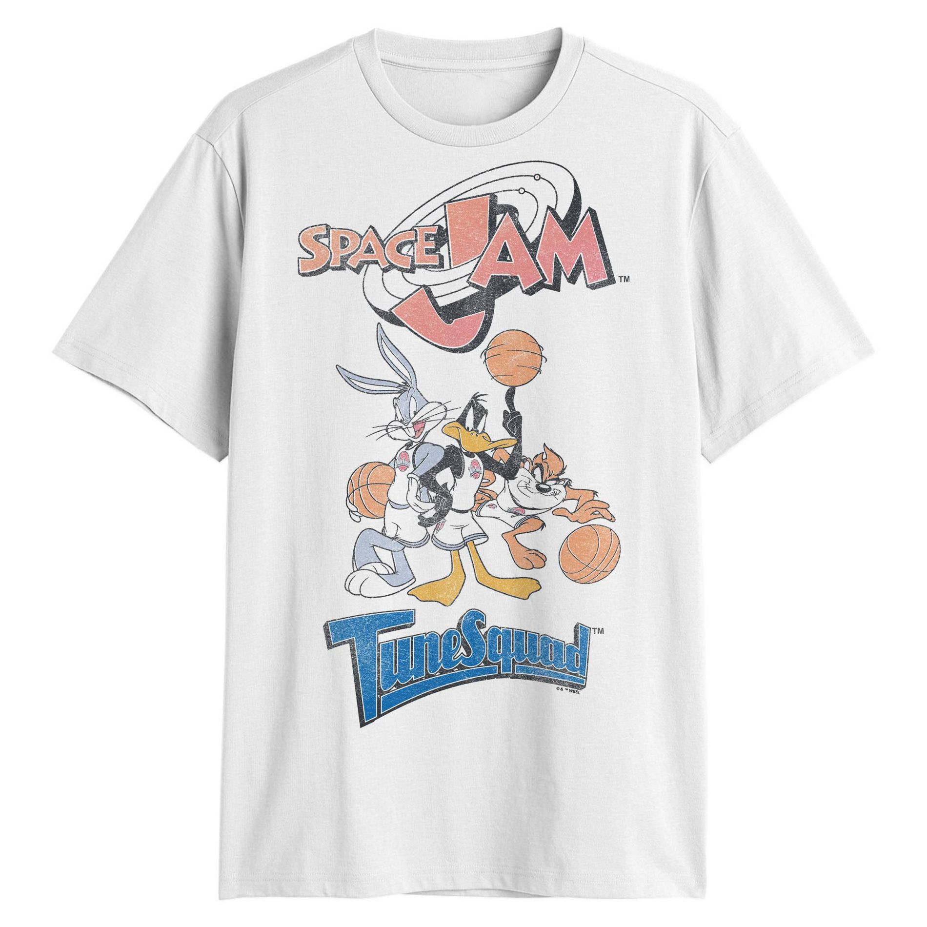 Men's Space Jam Short Sleeve Graphic T-Shirt - White