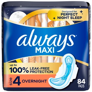 Always Maxi Overnight Pads - Size 4 - 1 of 4