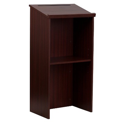 Photo 1 of AdirOffice Wood Stand-Up Podium Lectern, Mahogany
HARDWARE MISSING