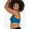 Leading Lady Women's The Serena - Wireless Racerback Cotton Sports Bra (514) - 3 of 4