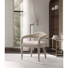 Manhattan Comfort Aspen Modern Tweed Upholstered Dining Armchair Gold Dust - 2 of 4