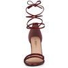 Allegra K Women's Open Toe Lace Up Stiletto Heels Sandals - 2 of 4