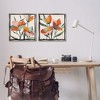 Stupell Industries Summer Bouquet Modern Abstract Black Framed Floater Canvas Wall Art - 2 of 4