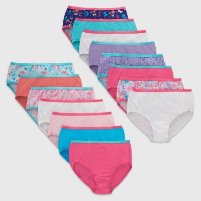 Fruit Of The Loom Girls' 6pk Comfort Stretch Briefs - Colors May