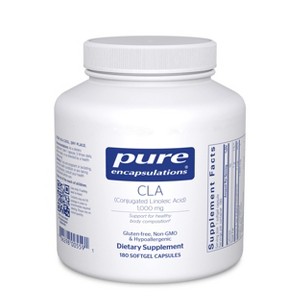 Pure Encapsulations CLA (Conjugated Linoleic Acid) 1,000 mg - Promotes Healthy Body Composition with Exercise* - 1 of 4