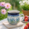 Blue Rose Polish Pottery Ceramika Artystyczna Bubble Mug - 2 of 4