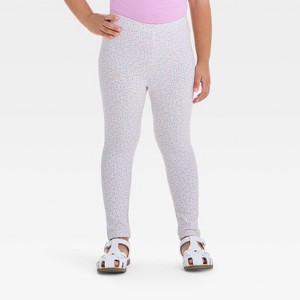 Toddler Girls' Printed Leggings - Cat & Jack™ - 1 of 3
