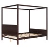 Okak Minimalsit Roof Canopy Bed Frame with Headboard & Slat Support,Modern Small Daybed Student Bed for Bedroom,Study - 4 of 4