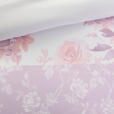 Intelligent Design Twin/Twin XL Colette Floral Paisley Comforter Set Pink: Hypoallergenic, Vintage Style, 4-Piece Bedding — фото 6