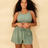Women's 3" High Waist Swim Board Shorts with Pockets - Shade & Shore™ - 4 of 4