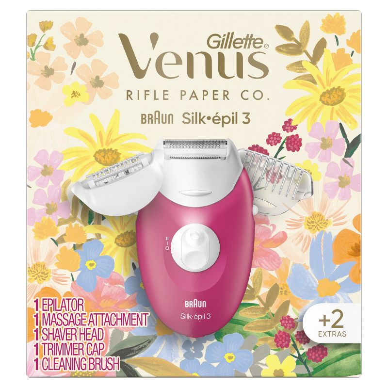 Rifle Paper Co. + Venus Epilator with Shaver &#38; Trimmer Attachments, 3 of 8