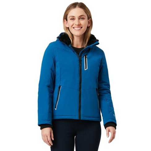 Free Country Womens Regular Fit Long Sleeve Softshell Jacket - Blue ...