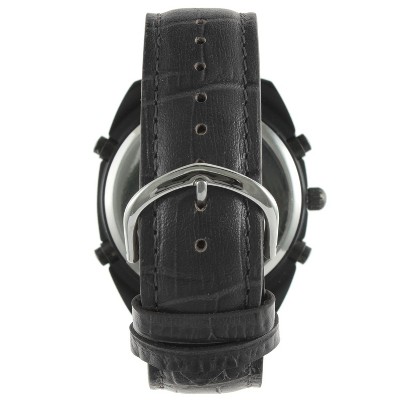 TIMETECH Men's Sport Multi-Function Tachymeter Wrist Watch with Matching Leather Band - image 4