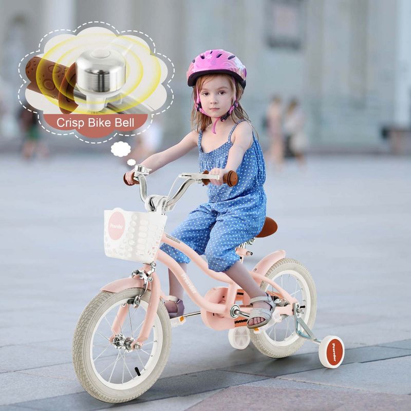 Prorider 12" Kid’s Bike for 3-4 Years Old Children Bicycle with Front Handbrake Pink, 4 of 10