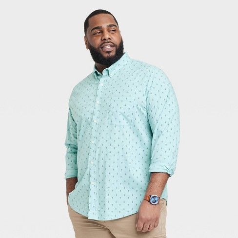 Men's Big & Tall Every Wear Long Sleeve Button-down Shirt - Goodfellow ...