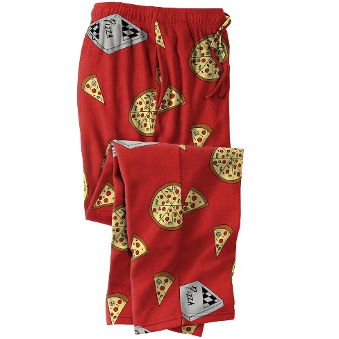 Kingsize Men's Big & Tall Lightweight Cotton Jersey Pajama Pants - Big -  6xl, Pizza Party Red : Target