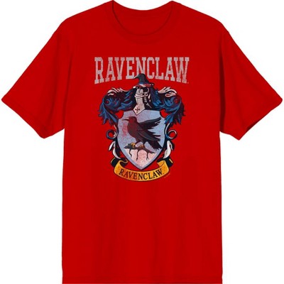 Harry Potter Ravenclaw House Crest Men's Navy Heather T-shirt-Small