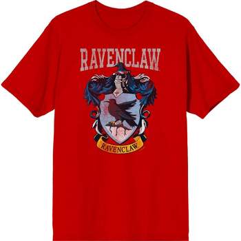 Harry Neck Potter Short Target Crew Crest Sleeve T-shirt Ravenclaw Men\'s :