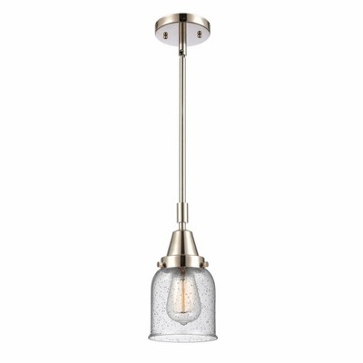 Bell - 1 Light Stem Hung Mini Pendant In Industrial Style-11.13 Inches Tall and 5 Inches Wide