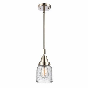Bell - 1 Light Stem Hung Mini Pendant In Industrial Style-11.13 Inches Tall and 5 Inches Wide - 1 of 1