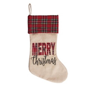 Season's Designs 20In Merry Christmas Stockin G - 1 of 4