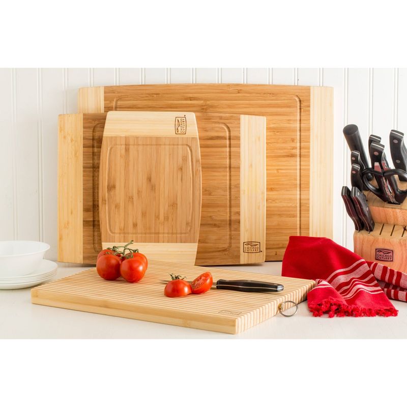 Chicago Cutlery Woodworks 12&#34;x16&#34; Bamboo Cutting Board, 2 of 4