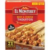 El Monterey Frozen Beef And Cheese Taquitos - 21ct : Target