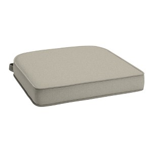ARDEN Foam Outdoor Double Welted Round Back Seat Cushion, 20 x 19, made with ProFoam, Rain-proof, Fade Resistant - 1 of 4