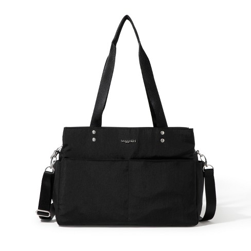 baggallini Women s The Only Bag Tote Bag with Crossbody Strap BLACK