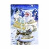 Evergreen Santa and Presents Suede Garden Flag 12 x 18 Inches Indoor Outdoor Decor - 2 of 4