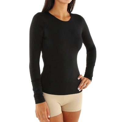 Women's Warm Wear Long Microfiber Long Sleeve Top - Elita