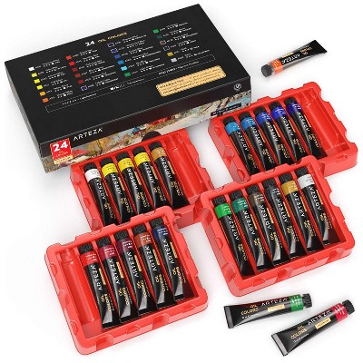 Arteza Oil Paint, 12 ml Tubes - 24 Pack (ARTZ-8156)