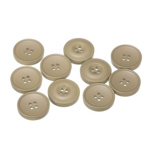 Unique Bargains Resin DIY Craft Flat 4-Hole Sewing Buttons 10 Pcs - 1 of 4