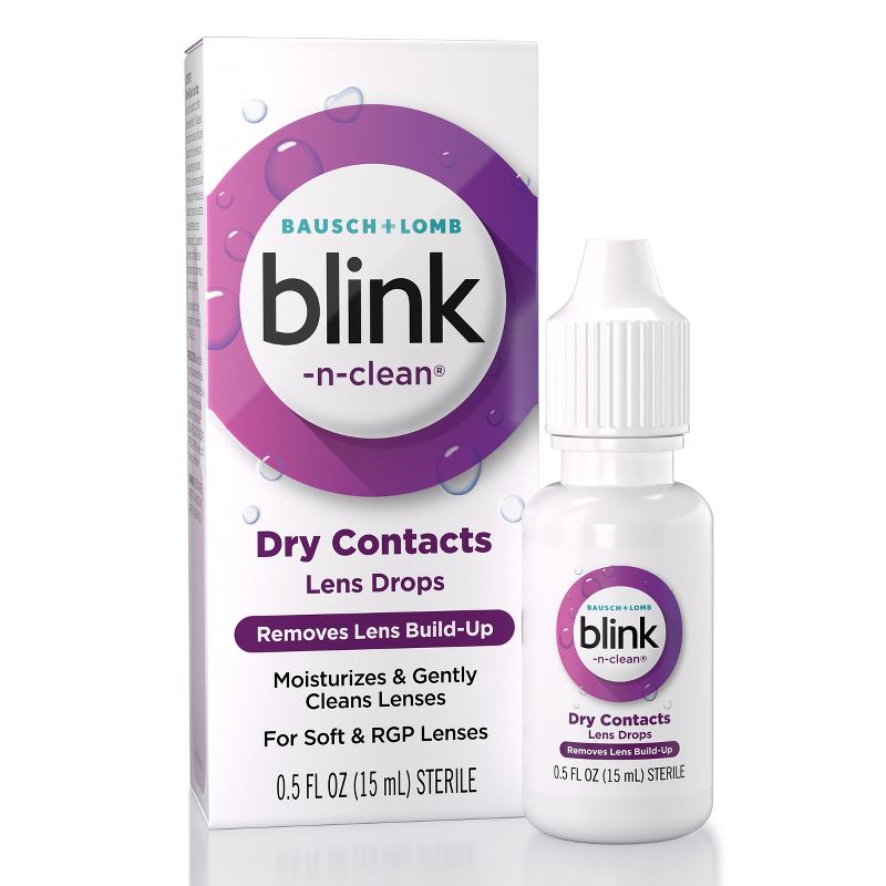 Blink N Clean Daily Use Lens Drops - 0.5oz, 1 of 13