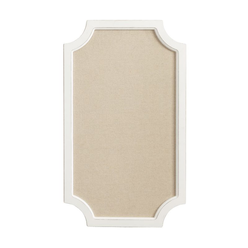 Kate & Laurel All Things Decor Hogan Framed Scalloped Decorative Wall Pinboard, 4 of 9